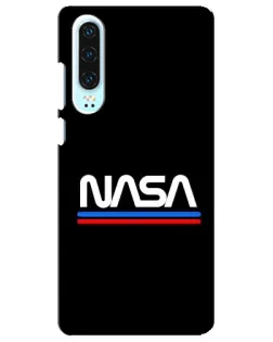 Чехол для Huawei P30 с картинкой «NASA — классика Red Blue»
