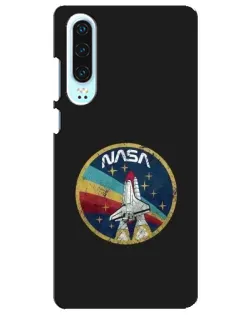 Чехол для Huawei P30 с картинкой «NASA — эмблема миссии»