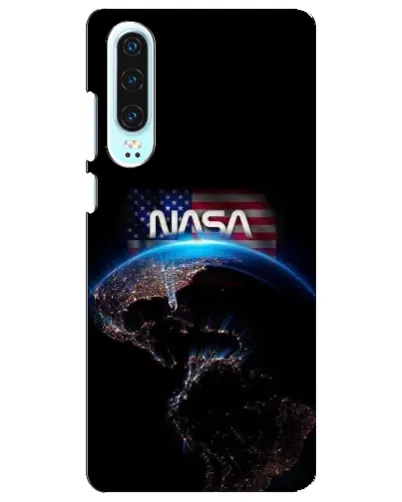 Чехол для Huawei P30 с картинкой «Земля из космоса NASA»