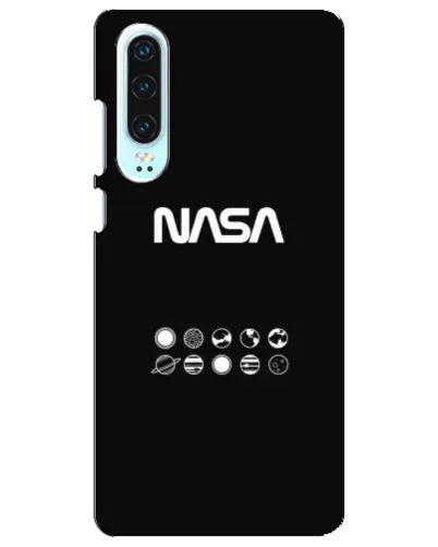 Чехол для Huawei P30 с картинкой «NASA — технический принт»