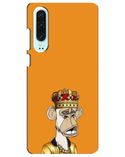 Чехол для Huawei P30 с картинкой «Золотая обезьяна Bored Ape» Чехол для Huawei P30 с картинкой «Золотая обезьяна Bored Ape»