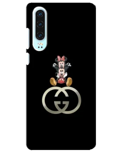 Чохол для Huawei P30 з картинкою «Мінні Маус на лого»