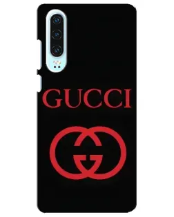 Чохол для Huawei P30 з картинкою «Gucci — червоний логотип»
