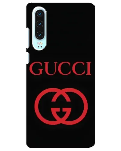 Чохол для Huawei P30 з картинкою «Gucci — червоний логотип»