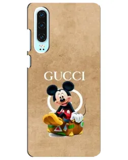 Чохол для Huawei P30 з картинкою «Міккі Маус Gucci — крафт»