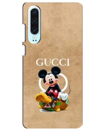Чохол для Huawei P30 з картинкою «Міккі Маус Gucci — крафт»
