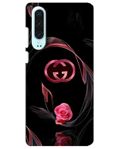Чохол для Huawei P30 з картинкою «Gucci — неонова троянда»