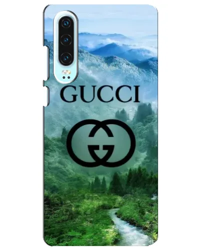 Чохол для Huawei P30 з картинкою «Gucci — гірський пейзаж»