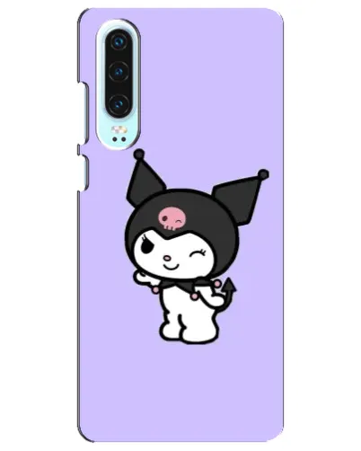 Чехол для Huawei P30 с картинкой «Классическая Kuromi» Чехол для Huawei P30 с картинкой «Классическая Kuromi»