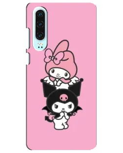 Чехол для Huawei P30 с картинкой «My Melody и Kuromi»