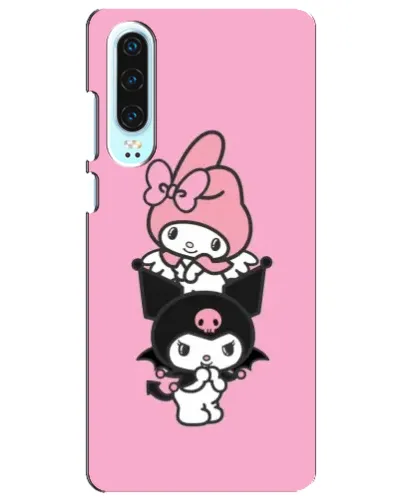Чехол для Huawei P30 с картинкой «My Melody и Kuromi» Чехол для Huawei P30 с картинкой «My Melody и Kuromi»