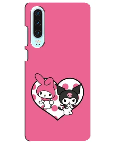 Чехол для Huawei P30 с картинкой «Kuromi и My Melody» Чехол для Huawei P30 с картинкой «Kuromi и My Melody»