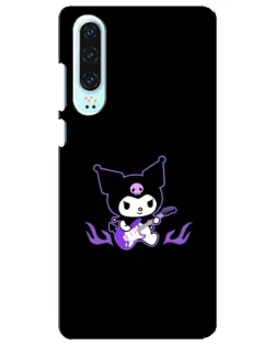 Чехол для Huawei P30 с картинкой «Электрическая Kuromi»