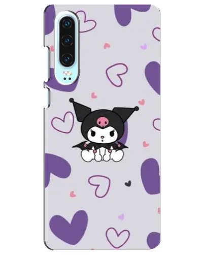 Чехол для Huawei P30 с картинкой «Kuromi и лавандовые сердца» Чехол для Huawei P30 с картинкой «Kuromi и лавандовые сердца»