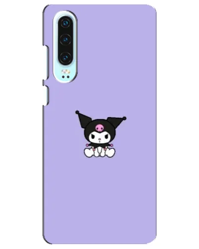 Чехол для Huawei P30 с картинкой «Kuromi — фиолетовый минимализм» Чехол для Huawei P30 с картинкой «Kuromi — фиолетовый минимализм»