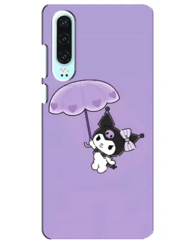 Чехол для Huawei P30 с картинкой «Kuromi с зонтиком» Чехол для Huawei P30 с картинкой «Kuromi с зонтиком»