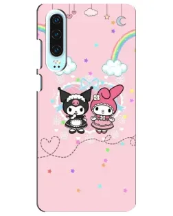 Чехол для Huawei P30 с картинкой «My Melody и Kuromi»