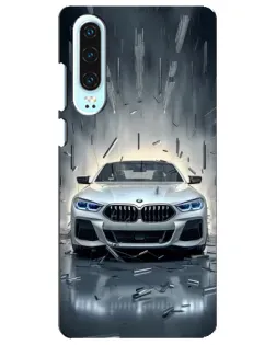 Чохол для Huawei P30 з картинкою «BMW у світлі фар»