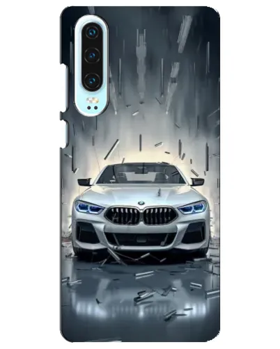 Чохол для Huawei P30 з картинкою «BMW у світлі фар» Чохол для Huawei P30 з картинкою «BMW у світлі фар»