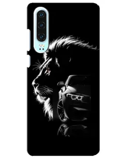Чохол для Huawei P30 з картинкою «BMW та лев»