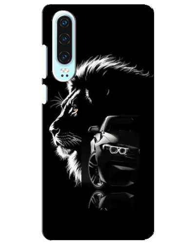 Чохол для Huawei P30 з картинкою «BMW та лев» Чохол для Huawei P30 з картинкою «BMW та лев»