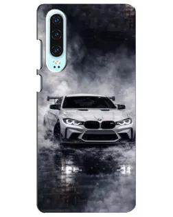 Чохол для Huawei P30 з картинкою «BMW крізь туман»