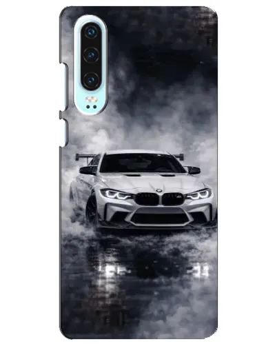 Чохол для Huawei P30 з картинкою «BMW крізь туман» Чохол для Huawei P30 з картинкою «BMW крізь туман»
