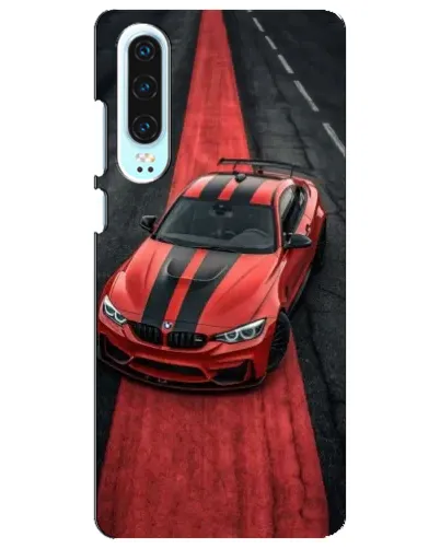 Чохол для Huawei P30 з картинкою «BMW на червоній доріжці» Чохол для Huawei P30 з картинкою «BMW на червоній доріжці»