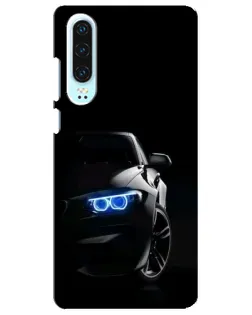 Чехол для Huawei P30 с картинкой «BMW — ночной взгляд» Чехол для Huawei P30 с картинкой «BMW — ночной взгляд»