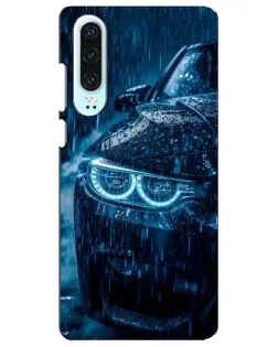 Чехол для Huawei P30 с картинкой «BMW под дождем» Чехол для Huawei P30 с картинкой «BMW под дождем»