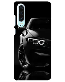 Чехол для Huawei P30 с картинкой «Черная BMW — профиль» Чехол для Huawei P30 с картинкой «Черная BMW — профиль»