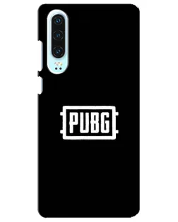 Чехол для Huawei P30 с картинкой «Лого BMW — металлический блеск»