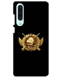 Чехол для Huawei P30 с картинкой «PUBG — оранжевый градиент»