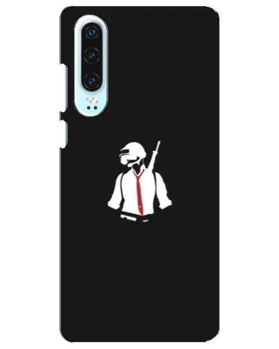 Чехол для Huawei P30 с картинкой «PUBG — силуэт воина» Чехол для Huawei P30 с картинкой «PUBG — силуэт воина»
