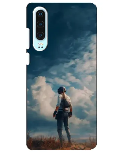 Чехол для Huawei P30 с картинкой «Герой PUBG на скале» Чехол для Huawei P30 с картинкой «Герой PUBG на скале»
