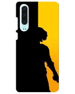 Чехол для Huawei P30 с картинкой «Тень воина PUBG»