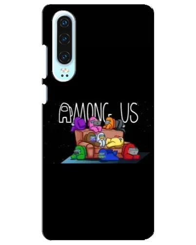 Чехол для Huawei P30 с картинкой «Логотип Among Us» Чехол для Huawei P30 с картинкой «Логотип Among Us»