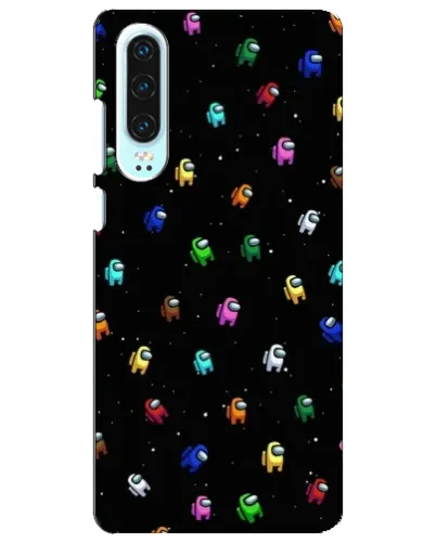Чехол для Huawei P30 с картинкой «Экипаж Among Us» Чехол для Huawei P30 с картинкой «Экипаж Among Us»