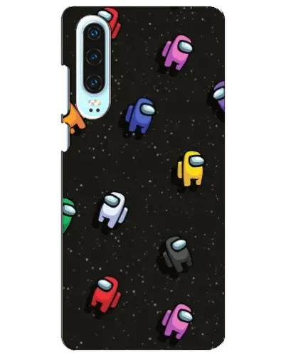 Чехол для Huawei P30 с картинкой «Космический паттерн Among Us» Чехол для Huawei P30 с картинкой «Космический паттерн Among Us»