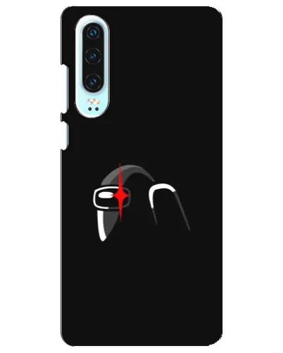 Чехол для Huawei P30 с картинкой «Among Us шлем» Чехол для Huawei P30 с картинкой «Among Us шлем»