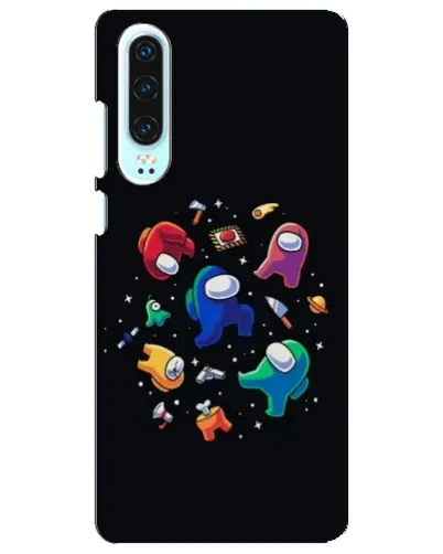 Чехол для Huawei P30 с картинкой «Among Us космос» Чехол для Huawei P30 с картинкой «Among Us космос»