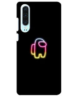 Чехол для Huawei P30 с картинкой «Among Us градиент»