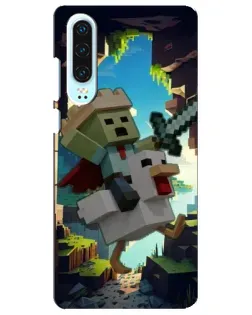 Чехол для Huawei P30 с картинкой «Стив и гусь»