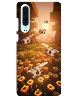 Чехол для Huawei P30 с картинкой «Поле подсолнухов»