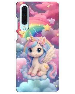 Чехол для Huawei P30 с картинкой «Маленький единорог»