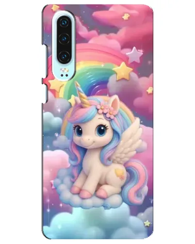 Чехол для Huawei P30 с картинкой «Маленький единорог»