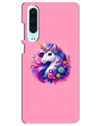 Чехол для Huawei P30 с картинкой «Сказочный единорог»