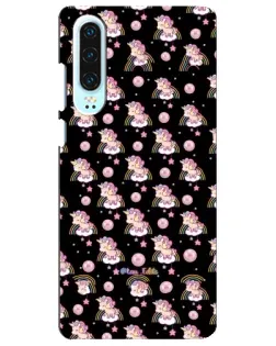 Чехол для Huawei P30 с картинкой «Magic Unicorn паттерн»