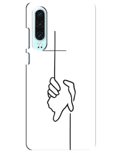 Чохол для Huawei P30 з картинкою «Рука тримає»