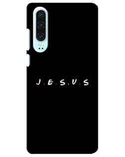 Чехол для Huawei P30 с картинкой «Точки веры J.E.S.U.S.»